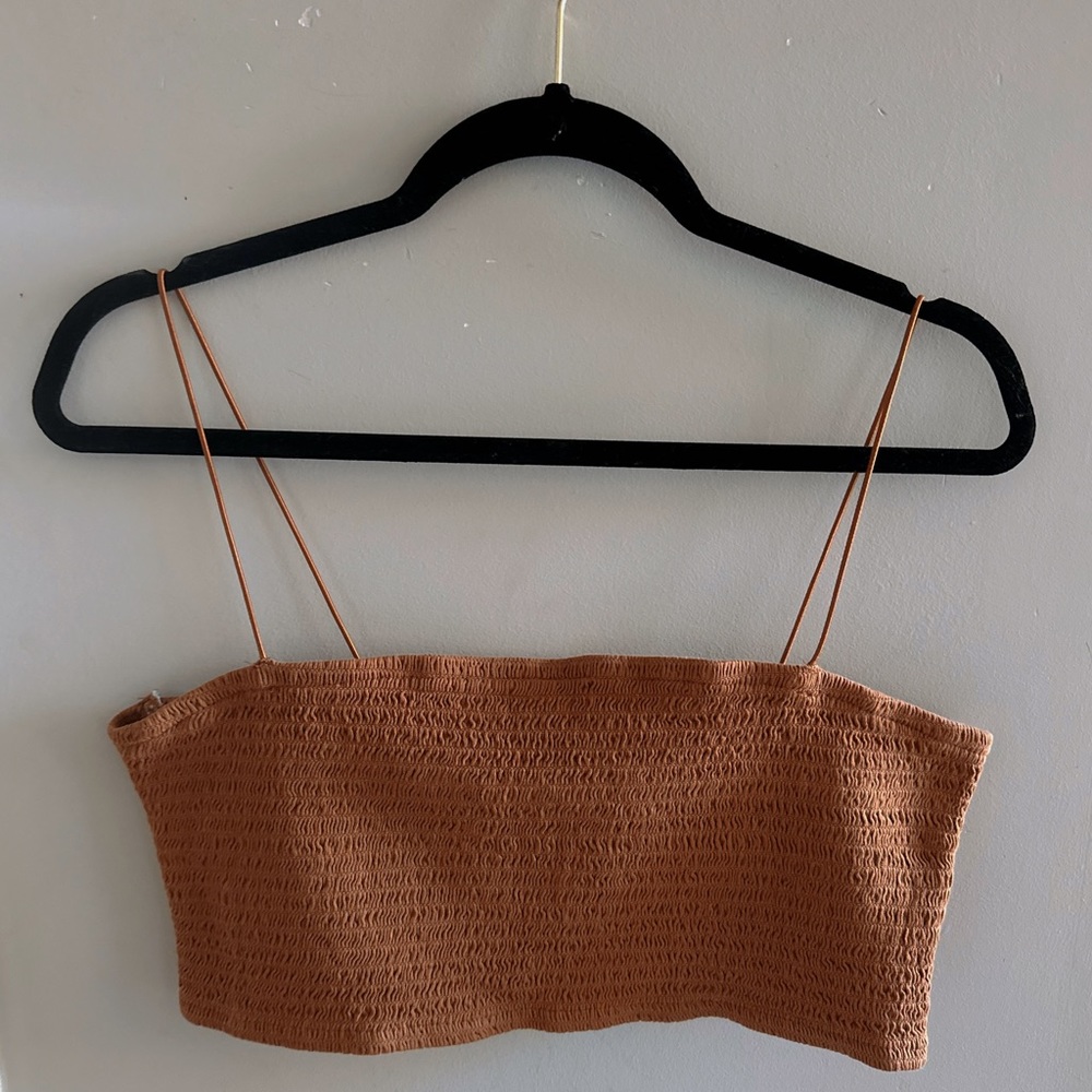 Ruched Crop Top Maeve by Anthropologie